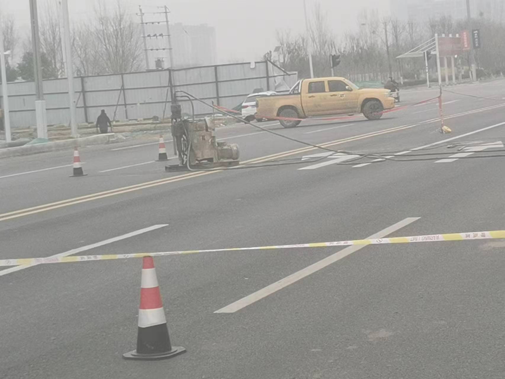 赵西垸林场公路路基沉陷注浆